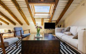 Salotto Salotto con finestra per tetti